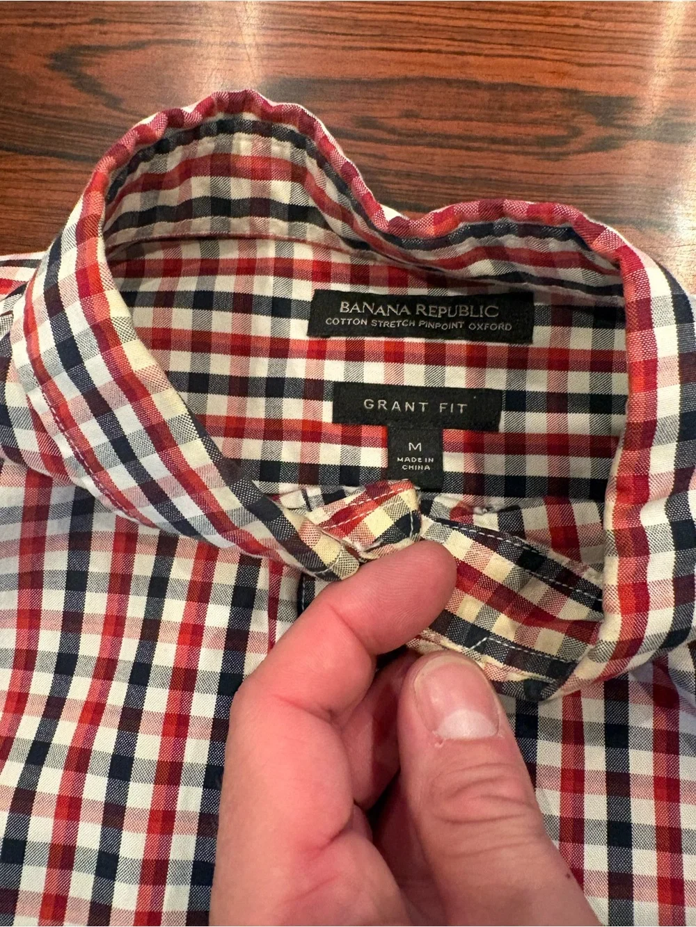 Banana Republic classic check